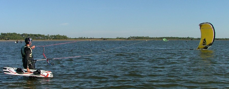 kite surf à Hourtin