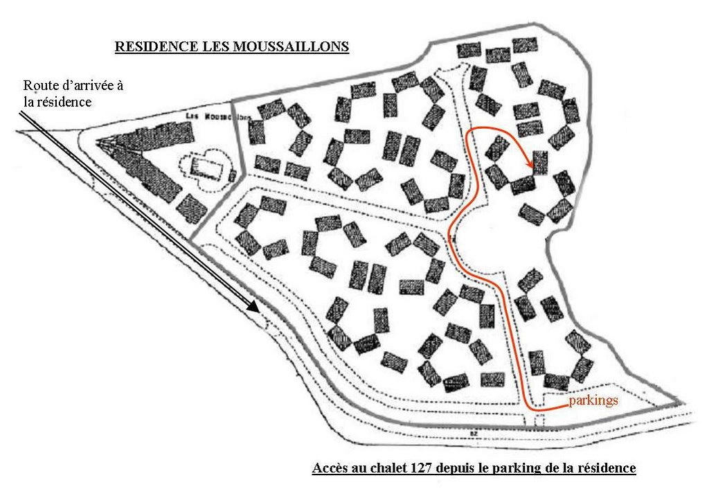 accès piéton chalet 127