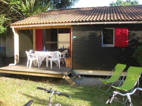 jardin et terrasse chalet moussaillons